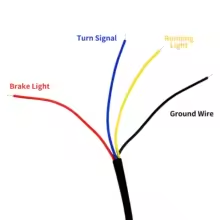 3 in 1 Blinker mit E-Nummer