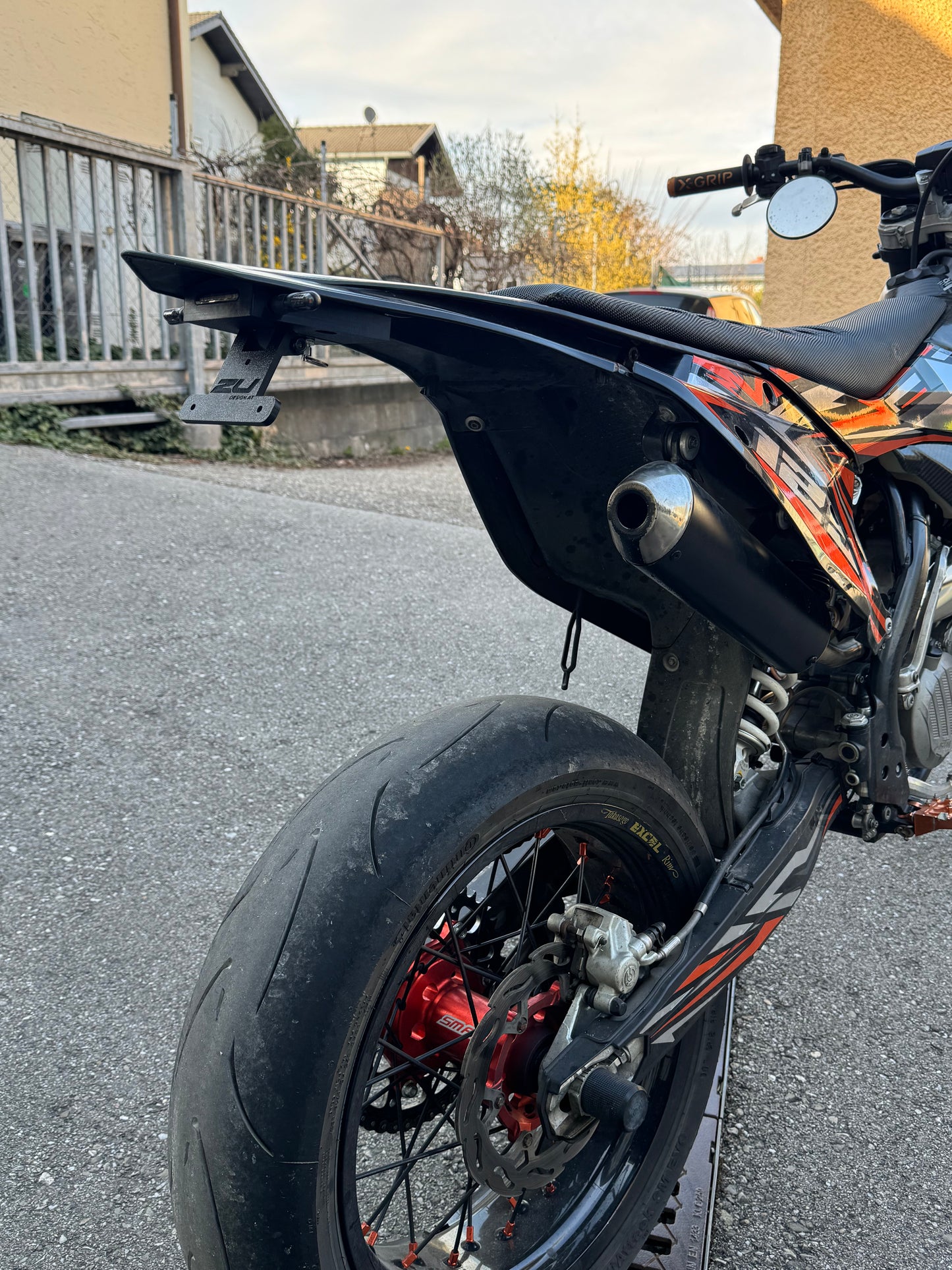 Klapp & Abnehmbarer Kennzeichenhalter KTM