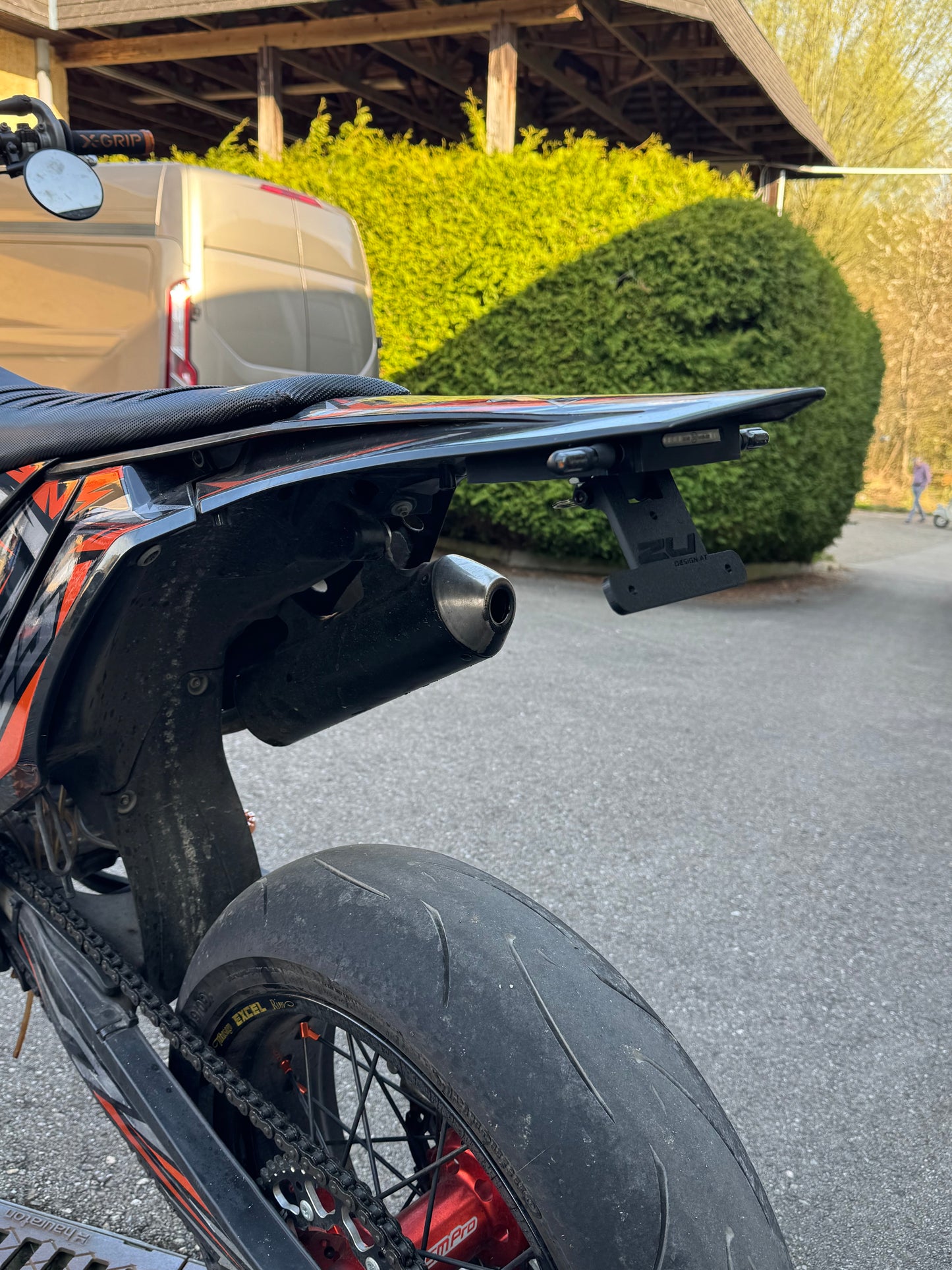 Klapp & Abnehmbarer Kennzeichenhalter KTM