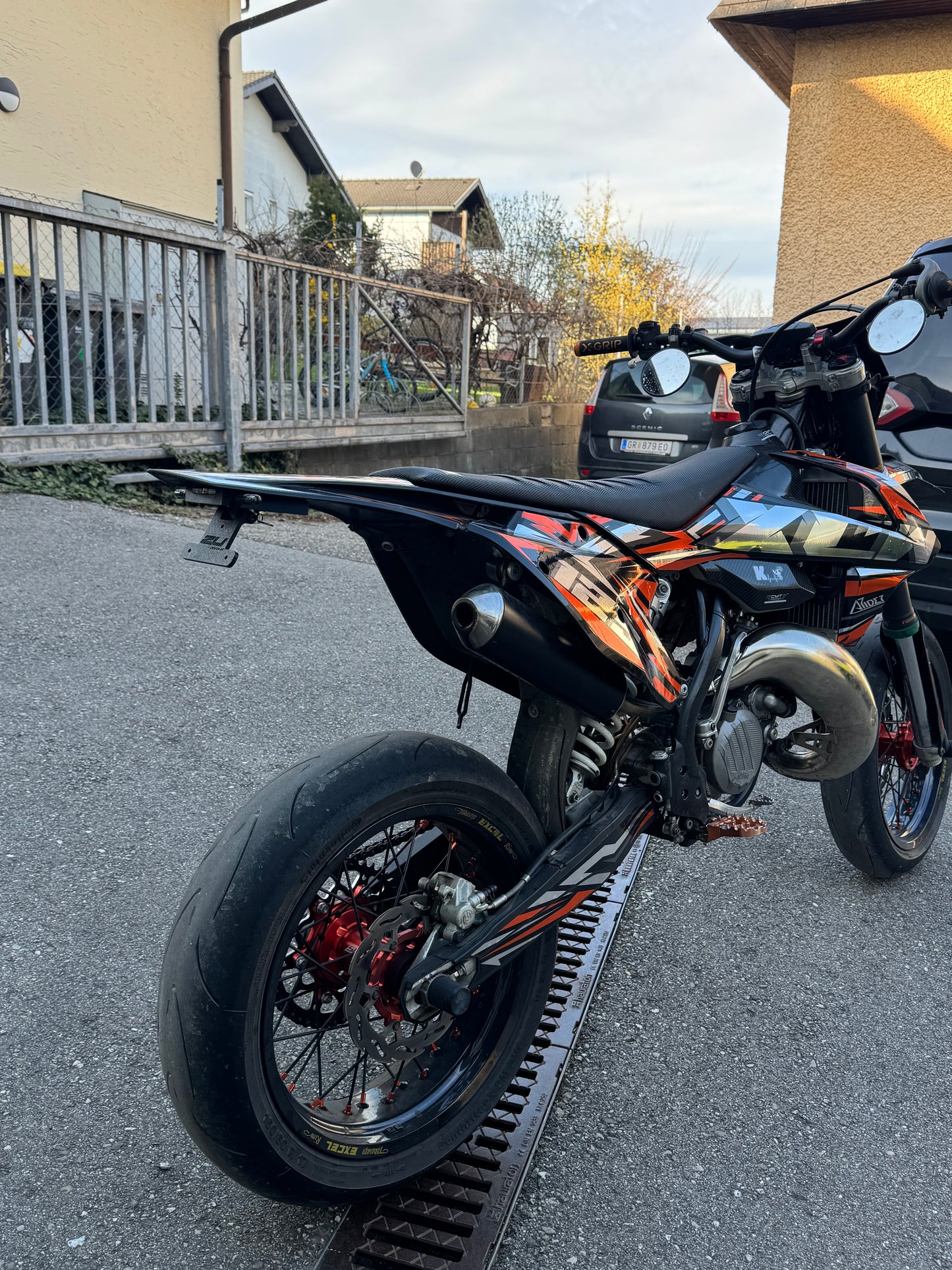 Klapp & Abnehmbarer Kennzeichenhalter KTM